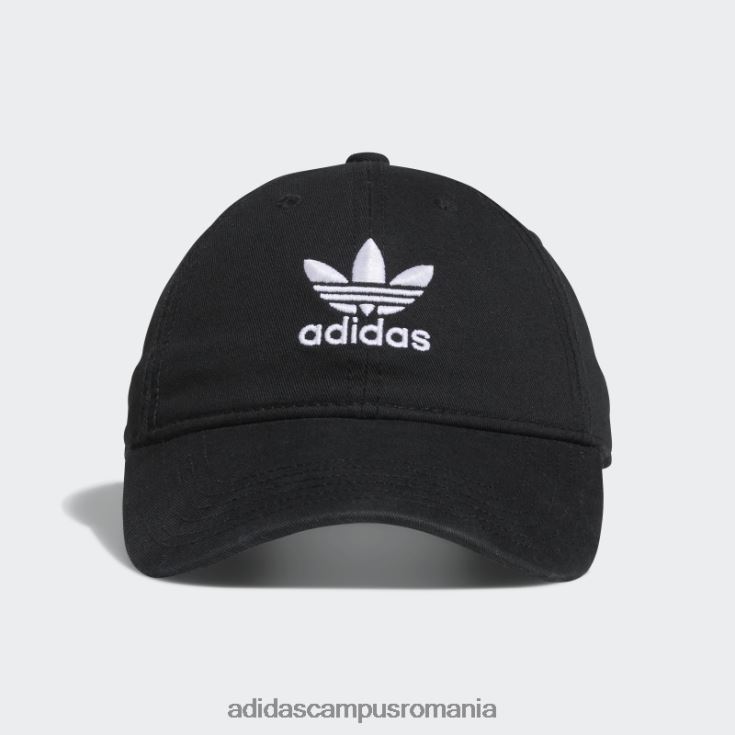 adidas campus romania pălărie relaxată cu curele la spate, albă, elegantă femei alb negru J266N224279