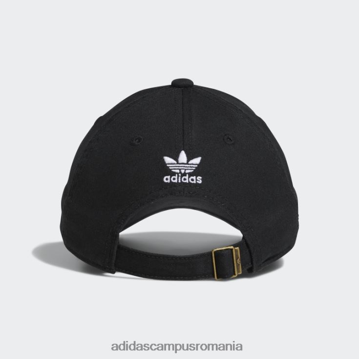 adidas campus romania pălărie relaxată cu curele la spate, albă, elegantă femei alb negru J266N224279