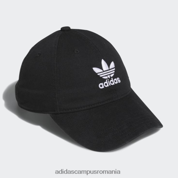 adidas campus romania pălărie relaxată cu curele la spate, albă, elegantă femei alb negru J266N224279