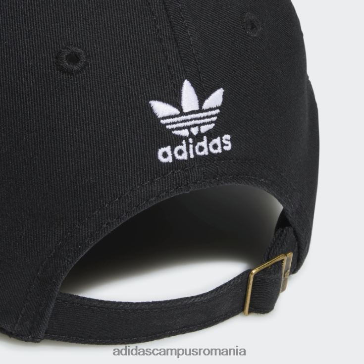 adidas campus romania pălărie relaxată cu curele la spate, albă, elegantă femei alb negru J266N224279