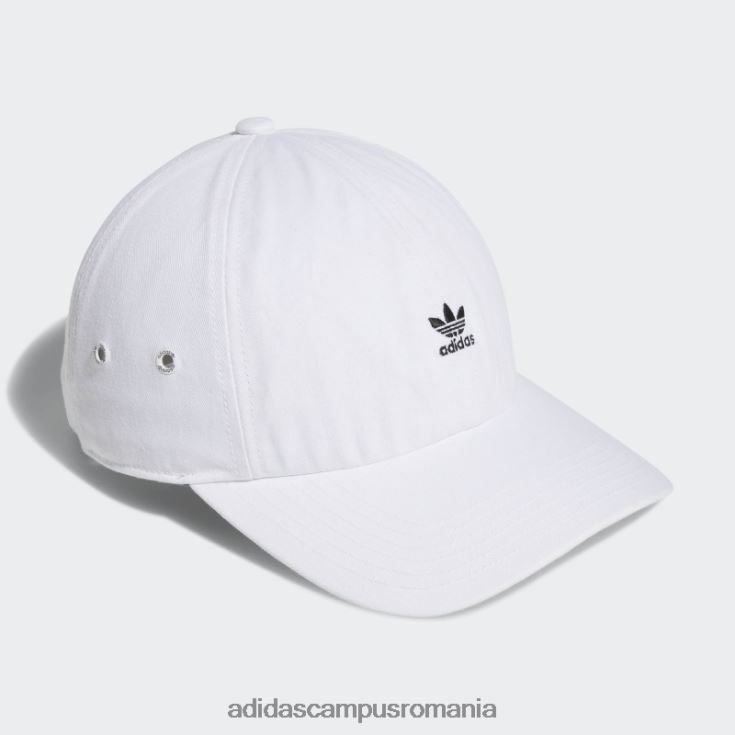 adidas campus romania pălărie relaxată cu logo mini alb adidas femei alb J266N224273