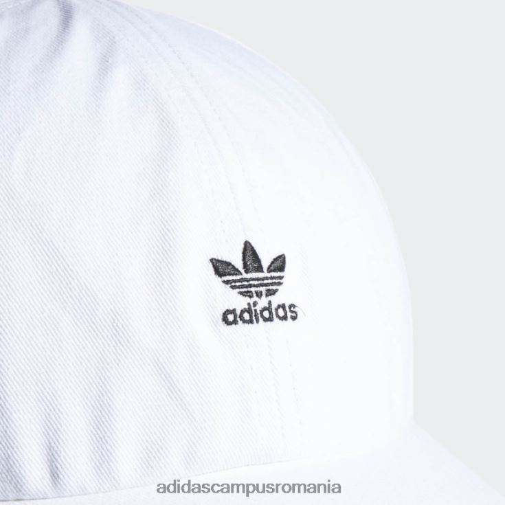 adidas campus romania pălărie relaxată cu logo mini alb adidas femei alb J266N224273