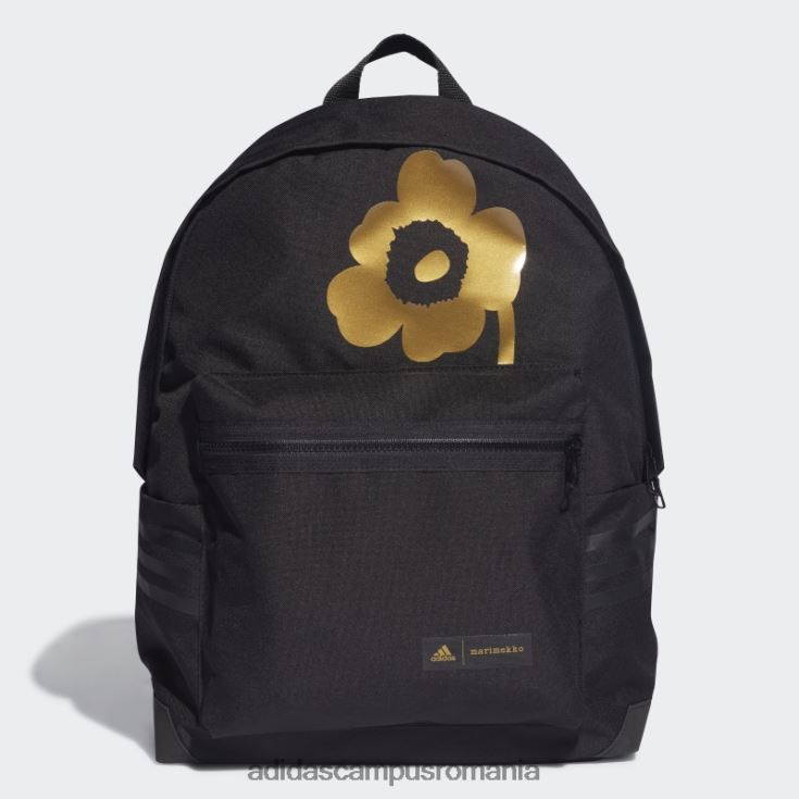 adidas campus romania marimekko unikko rucsac clasic cu imprimeu floral negru adidas femei negru/auriu metalic J266N224246