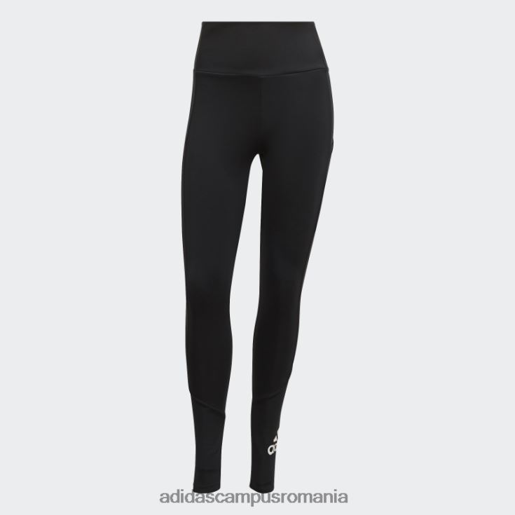 adidas campus romania Jambiere sport cu logo mare cu design negru cu 2 mișcări femei alb negru J266N223411