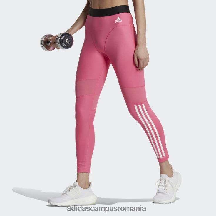 adidas campus romania Leggings 7/8 cu 3 dungi hyperglam magenta femei magenta J266N223525