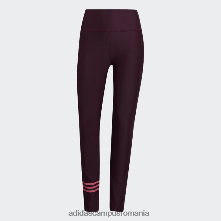 adidas campus romania Pantaloni de baie cu 3 dungi maro femei ton maro/trandafir J266N223522