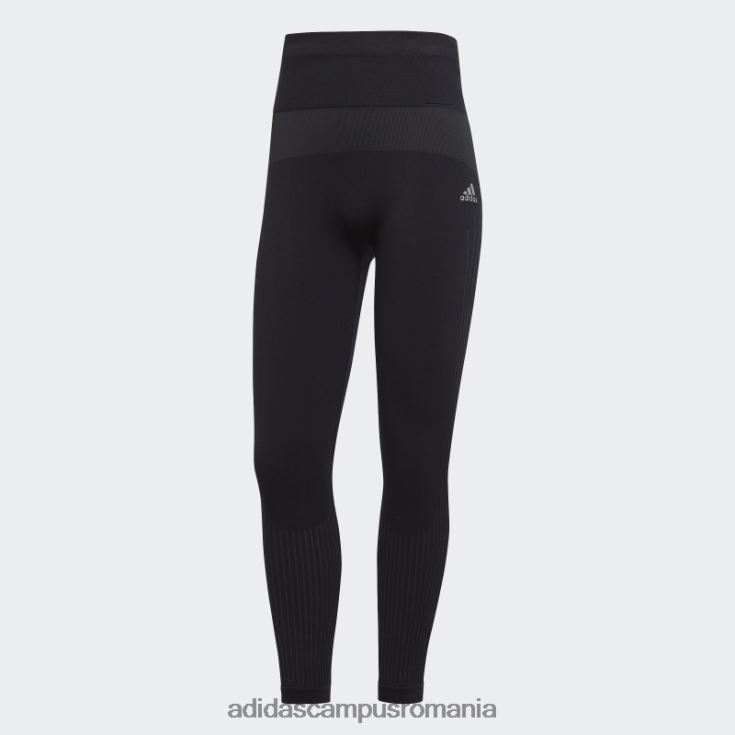 adidas campus romania aeroknit iarna alergare jambiere lungi negre femei negru/portocaliu fascicul J266N223462