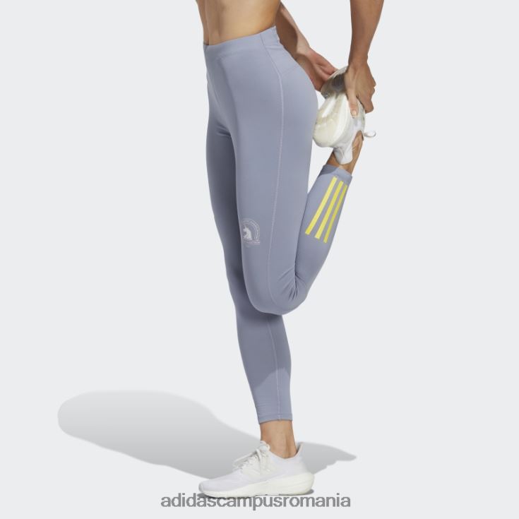 adidas campus romania boston marathon 2023 colanti calduri lungi de alergare adidas violet argintiu femei violet argintiu J266N223406