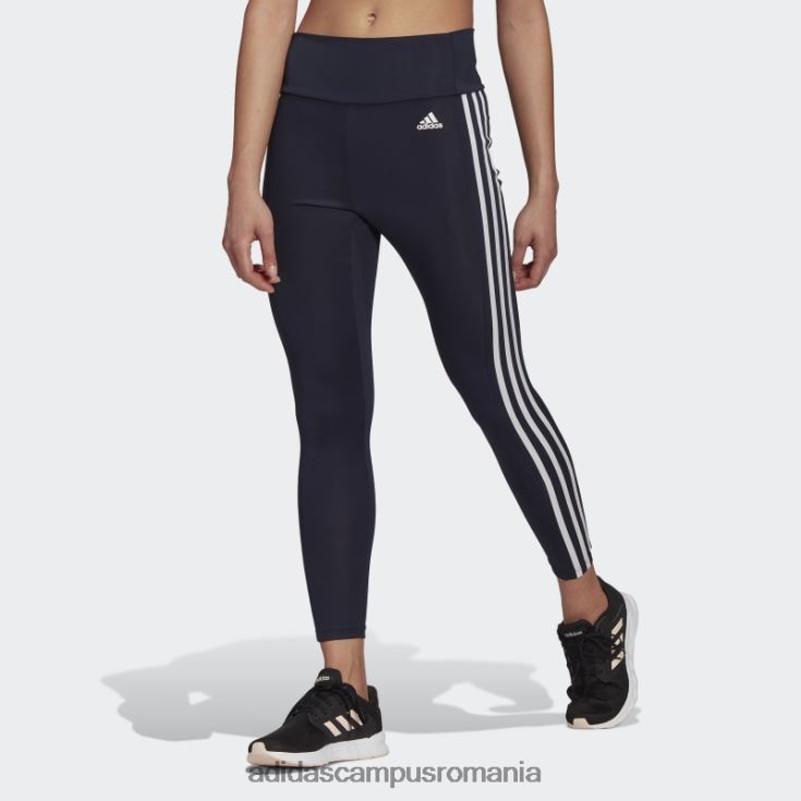 adidas campus romania cerneală concepută pentru a deplasa jambiere sport înalte cu 3 dungi 7/8 femei cerneală/alb J266N223483