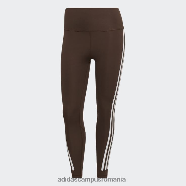 adidas campus romania colanti maro optime trainicons 7/8 adidas femei maro/alb J266N223481