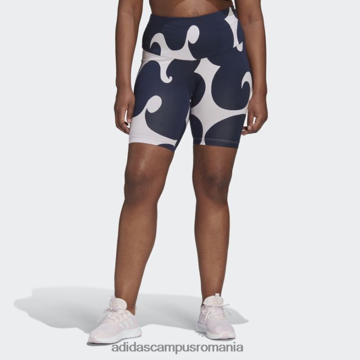 adidas campus romania colanti scurti marimekko coasta pana la genunchi (plus marime) nuanta violet femei tentă violet J266N223257
