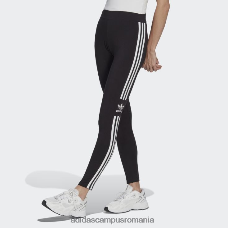 adidas campus romania colanti trefoil negri femei negru J266N223420
