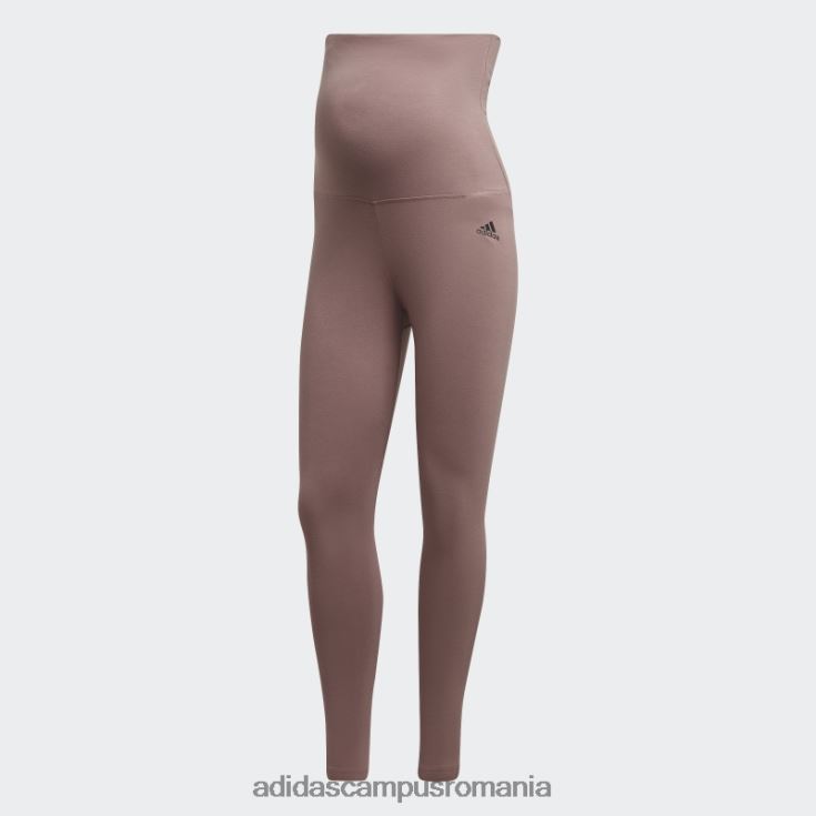 adidas campus romania esentiale jambiere din bumbac (maternitate) mov femei violet/negru J266N223516