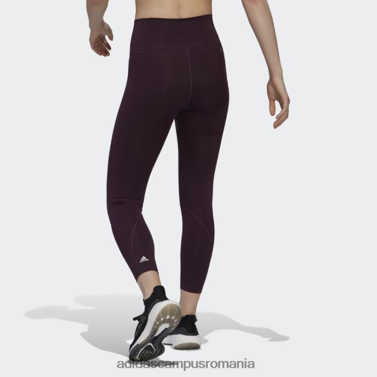 adidas campus romania jambiere 7/8 maro optime training femei maro J266N223501