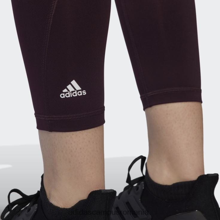adidas campus romania jambiere 7/8 maro optime training femei maro J266N223501