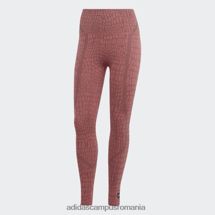 adidas campus romania jambiere burgundy formotion sculpt croco 7/8 femei visiniu/rosu J266N223495