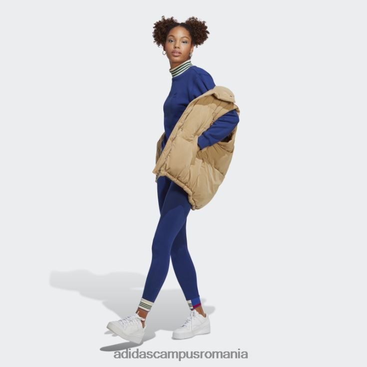 adidas campus romania jambiere cu manșetă cu nervuri albastre victorie femei albastru victorie J266N223524