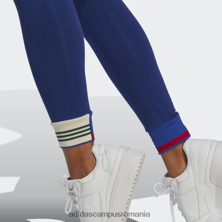adidas campus romania jambiere cu manșetă cu nervuri albastre victorie femei albastru victorie J266N223524
