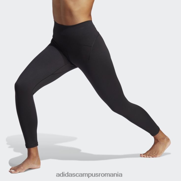 adidas campus romania jambiere negri yoga studio luxe 7/8 femei negru J266N223405