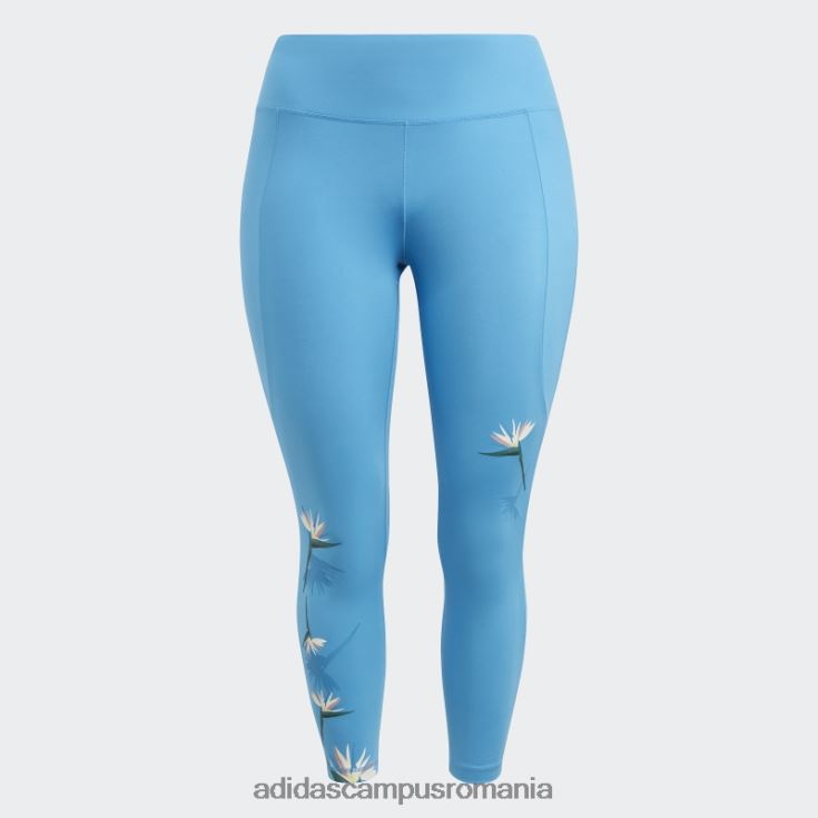 adidas campus romania jambiere studio albastru thebe magugu 7/8 (mărime plus) femei albastru J266N223230