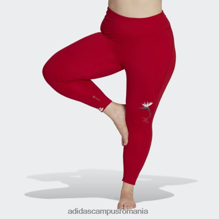 adidas campus romania jambiere studio roșii thebe magugu 7/8 (mărime plus) femei roșu J266N223266