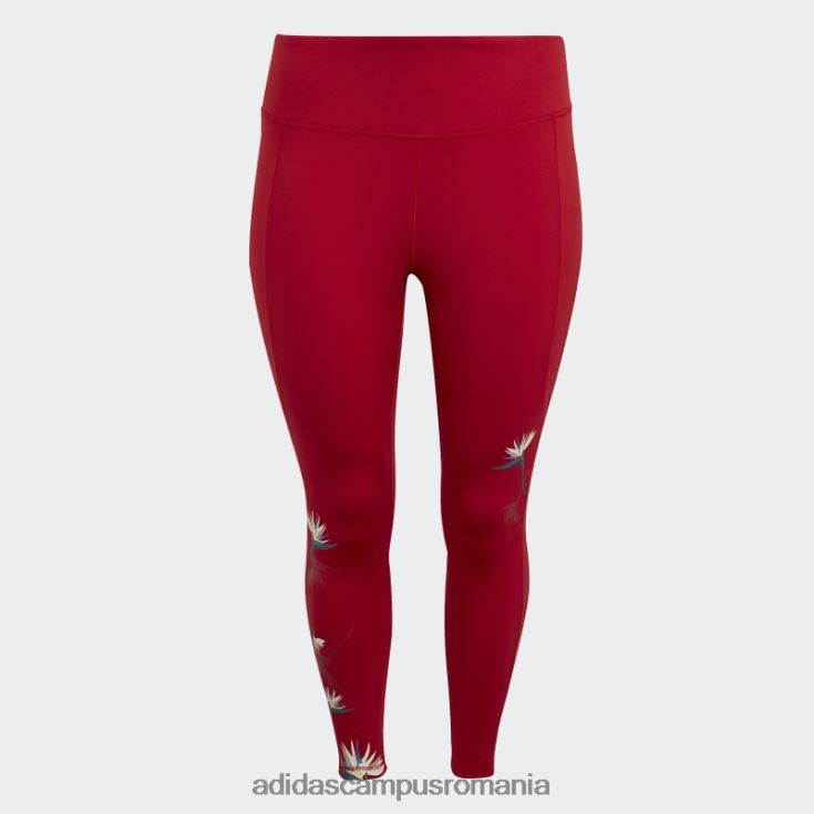 adidas campus romania jambiere studio roșii thebe magugu 7/8 (mărime plus) femei roșu J266N223266