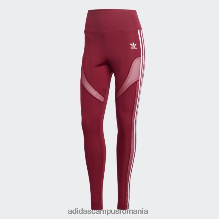adidas campus romania jambiere trifoil adicolor burgundy adidas femei Burgundia J266N223496