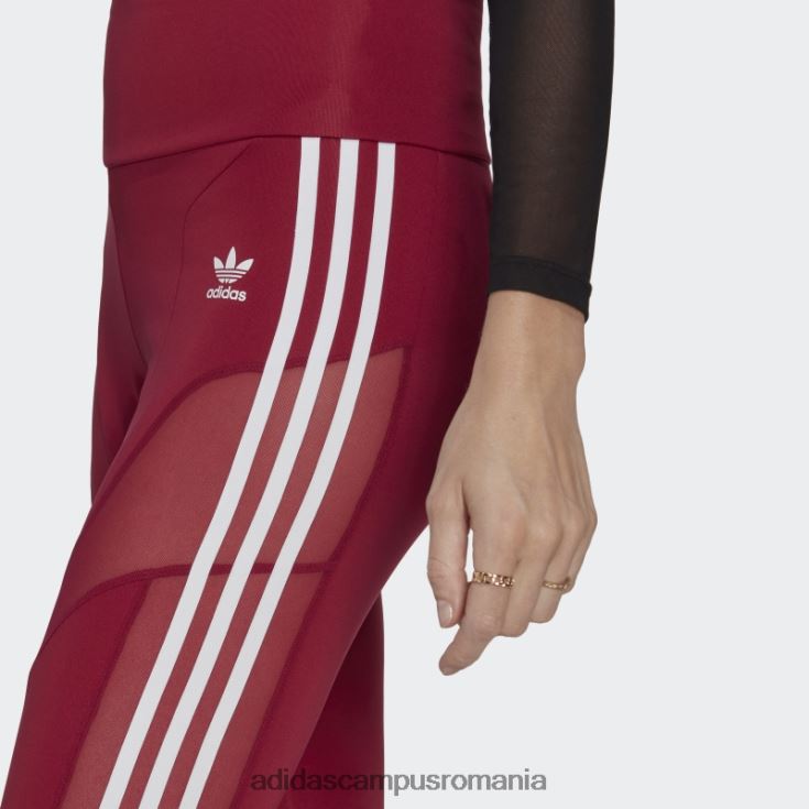adidas campus romania jambiere trifoil adicolor burgundy adidas femei Burgundia J266N223496