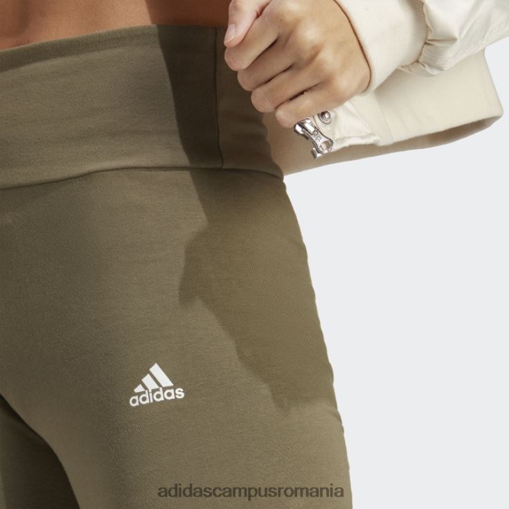 adidas campus romania leggings cu logo cu talie înaltă esențiale adidas olive femei măsline J266N223502