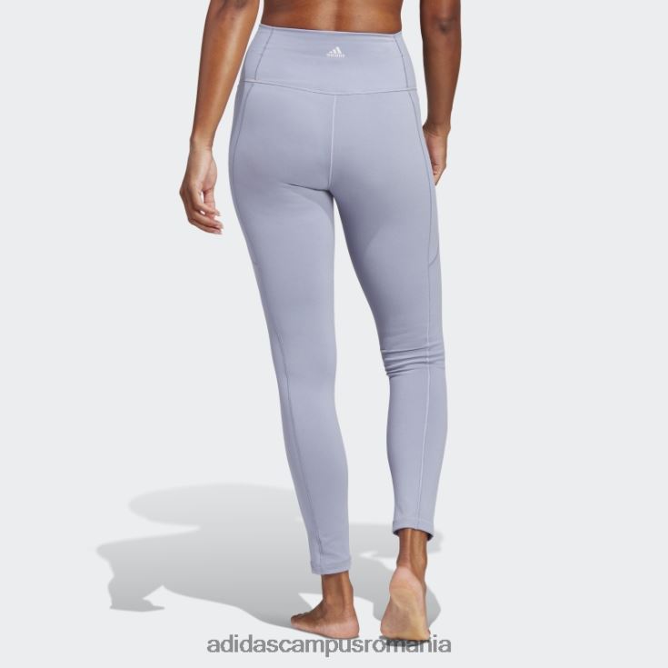 adidas campus romania leggings yoga studio violet argintiu 7/8 femei violet argintiu J266N223513