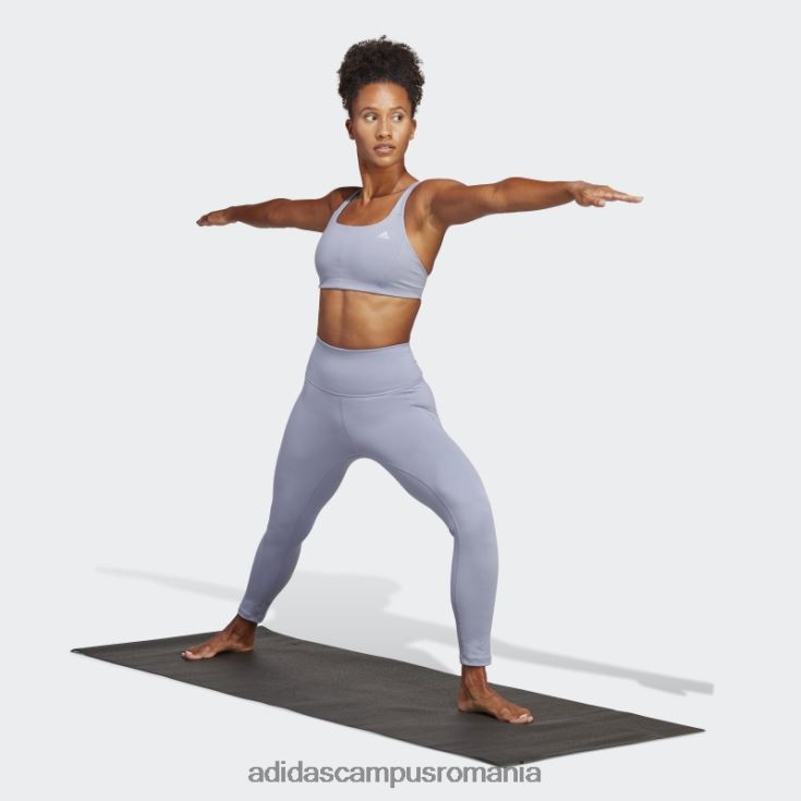 adidas campus romania leggings yoga studio violet argintiu 7/8 femei violet argintiu J266N223513