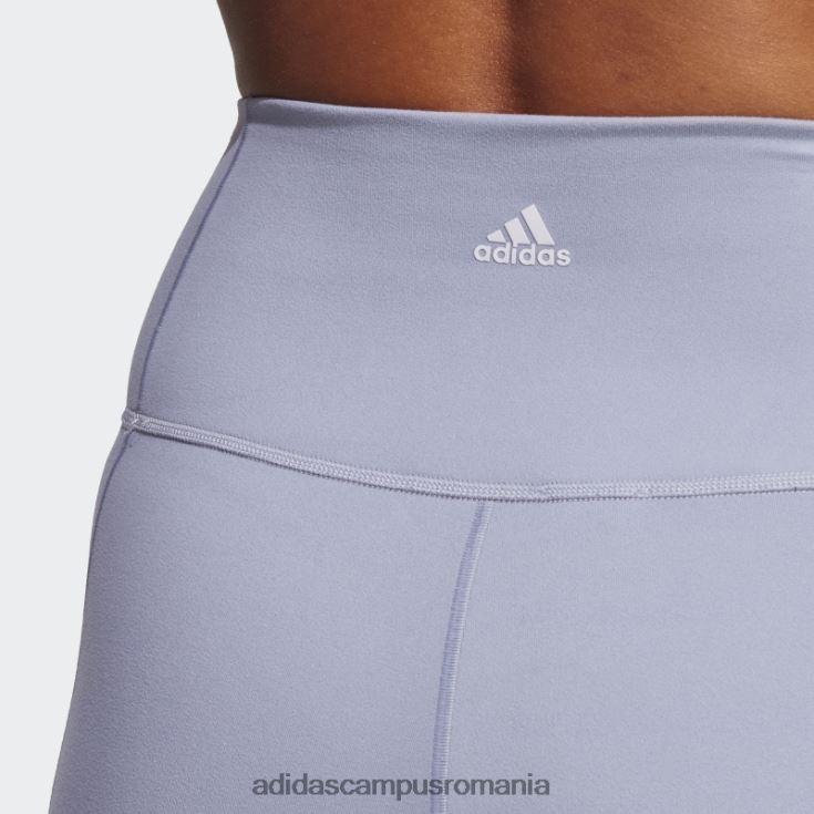 adidas campus romania leggings yoga studio violet argintiu 7/8 femei violet argintiu J266N223513