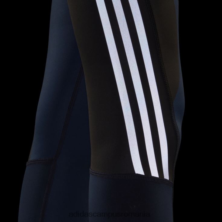 adidas campus romania marimekko run icons 3 dungi 7/8 jambiere de alergare bleumarin femei marina J266N223461