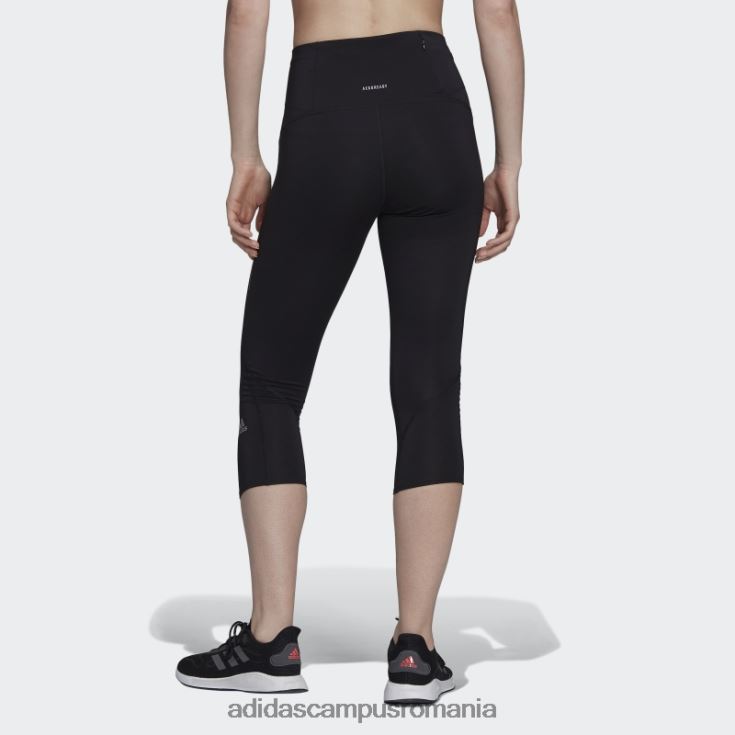 adidas campus romania negru deține jambiere de alergare 3/4 femei negru J266N223470
