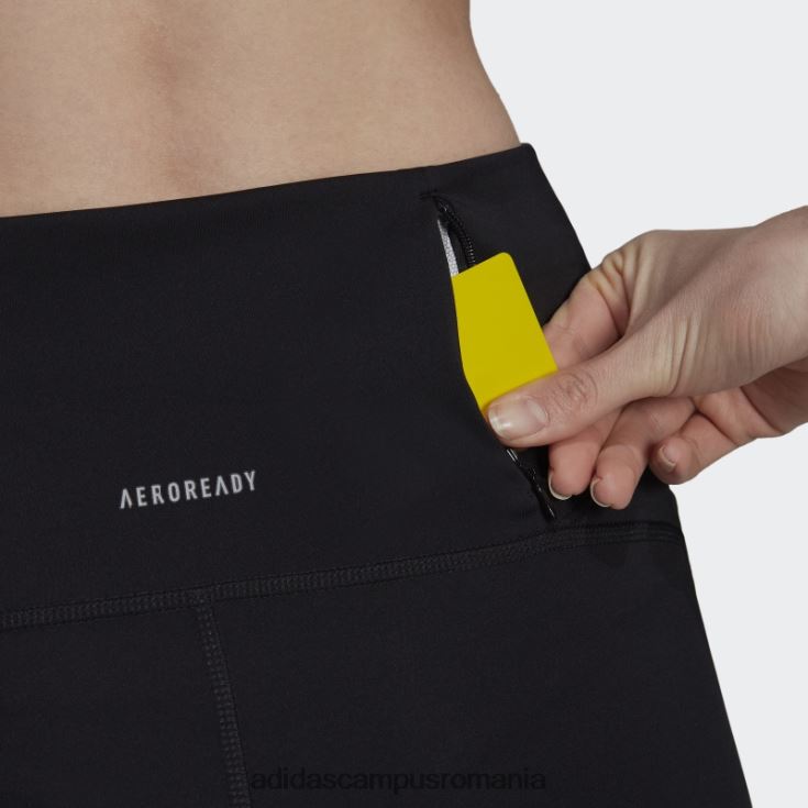 adidas campus romania negru deține jambiere de alergare 3/4 femei negru J266N223470