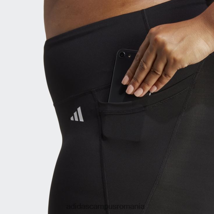 adidas campus romania optime stash pocket training 7/8 jambiere (plus mărime) negru femei negru J266N223246