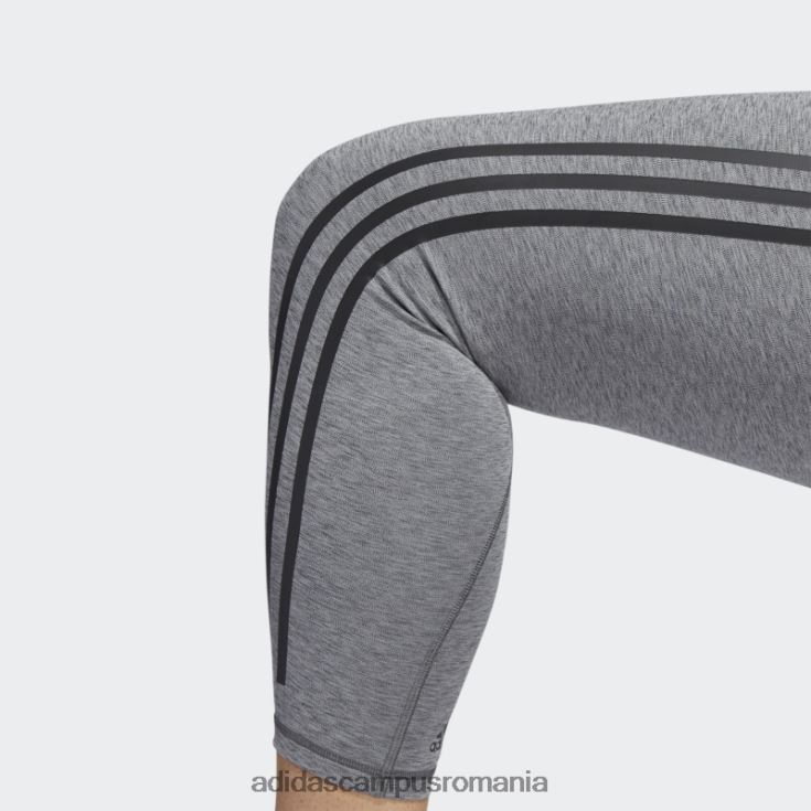 adidas campus romania optime trainicons 3 dungi 7/8 jambiere (plus marime) gri inchis erica femei erica gri închis J266N223335