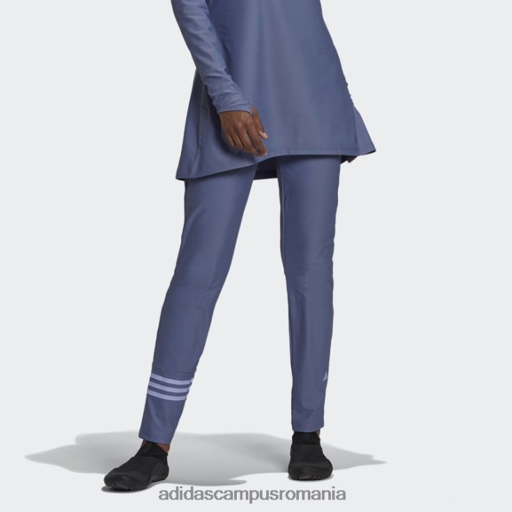 adidas campus romania pantaloni de baie orbit violet 3 dungi adidas femei orbită ton violet/violet J266N223523