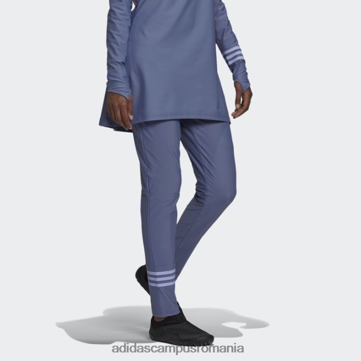 adidas campus romania pantaloni de baie orbit violet 3 dungi adidas femei orbită ton violet/violet J266N223523