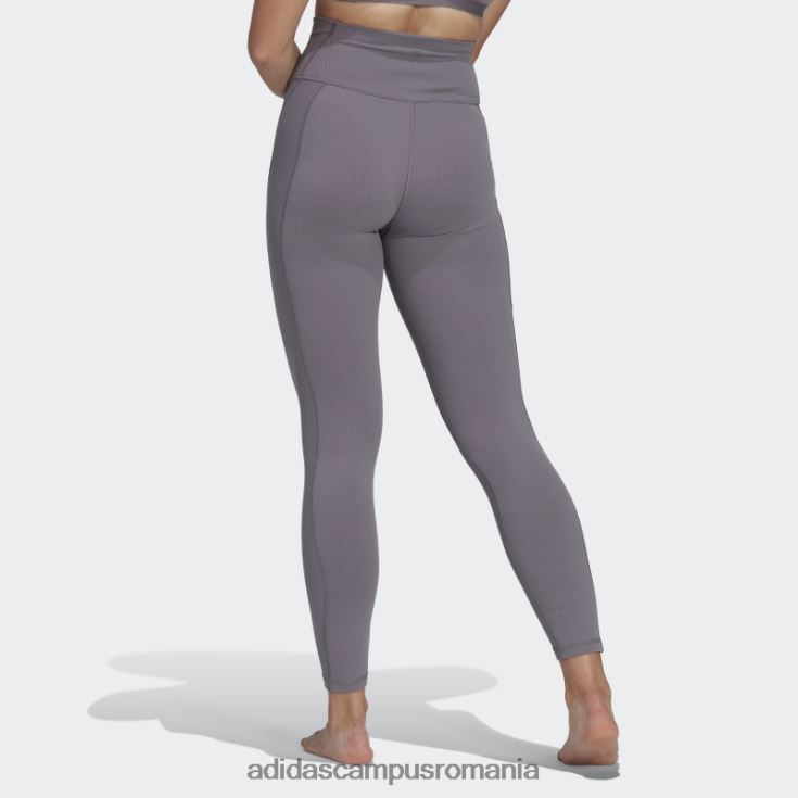adidas campus romania trace grey yoga studio lux wind leggings cu talie super-înaltă femei urmă gri J266N223482