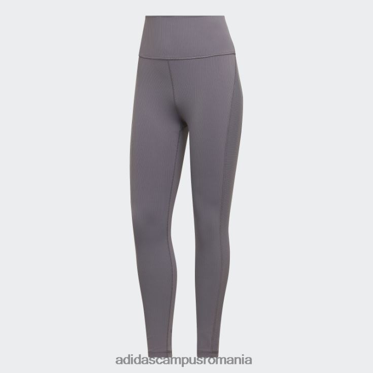 adidas campus romania trace grey yoga studio lux wind leggings cu talie super-înaltă femei urmă gri J266N223482