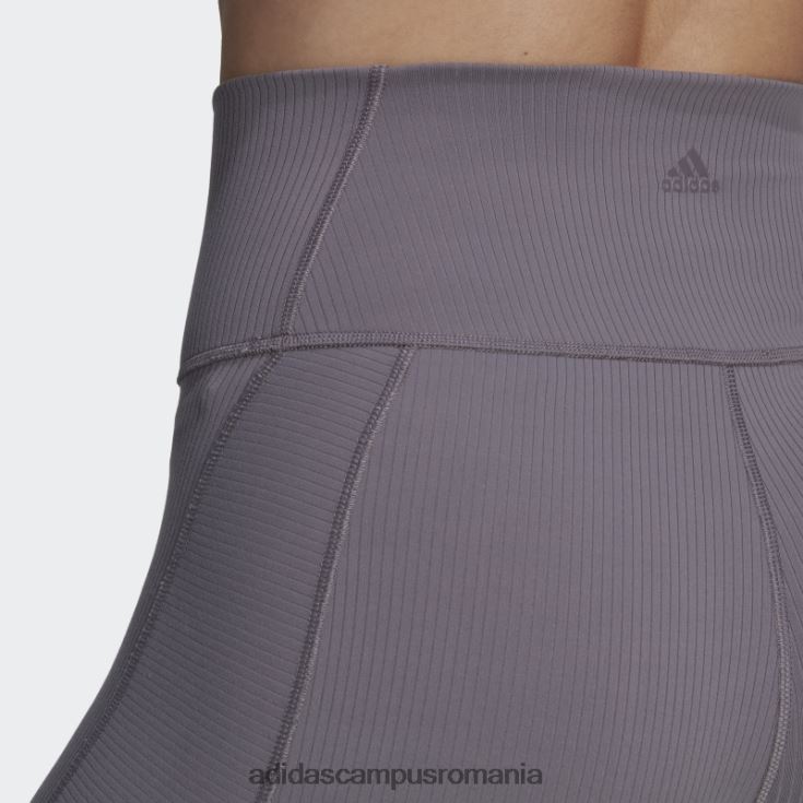 adidas campus romania trace grey yoga studio lux wind leggings cu talie super-înaltă femei urmă gri J266N223482