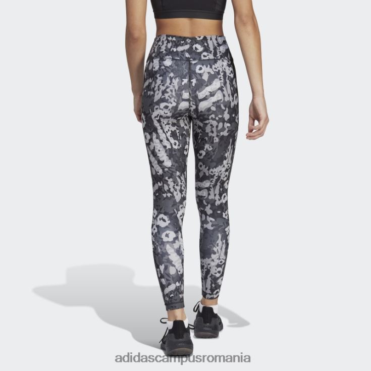 adidas campus romania train essentials cu imprimeu leggings 7/8 cu talie inalta mgh solid gri femei mgh gri solid J266N223414