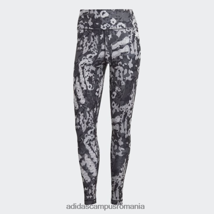 adidas campus romania train essentials cu imprimeu leggings 7/8 cu talie inalta mgh solid gri femei mgh gri solid J266N223414