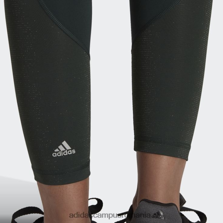 adidas campus romania verde optime training leggings strălucitori pe toată lungimea adidas femei verde J266N223463