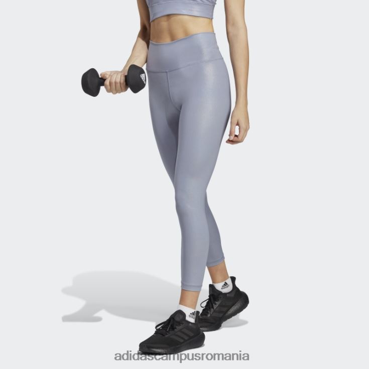 adidas campus romania violet argintiu optime training shine 7/8 jambiere femei violet argintiu J266N223404