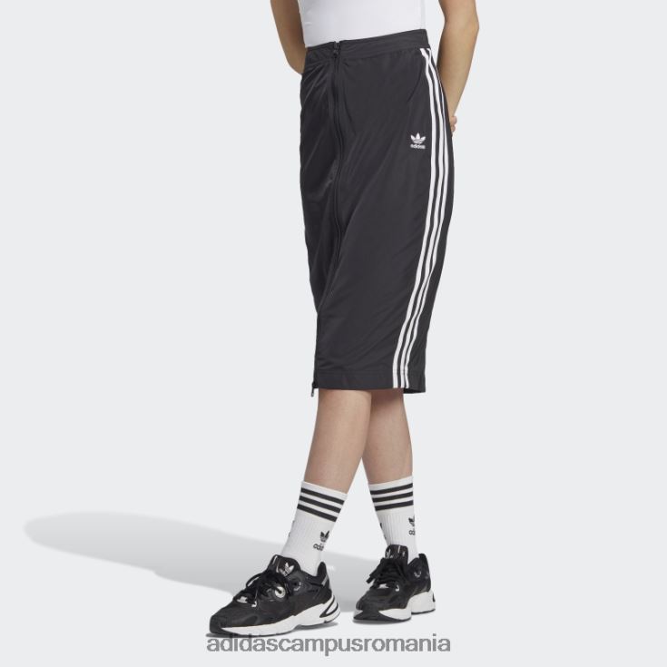 adidas campus romania adicolor classics fustă lungă neagră femei negru J266N224164