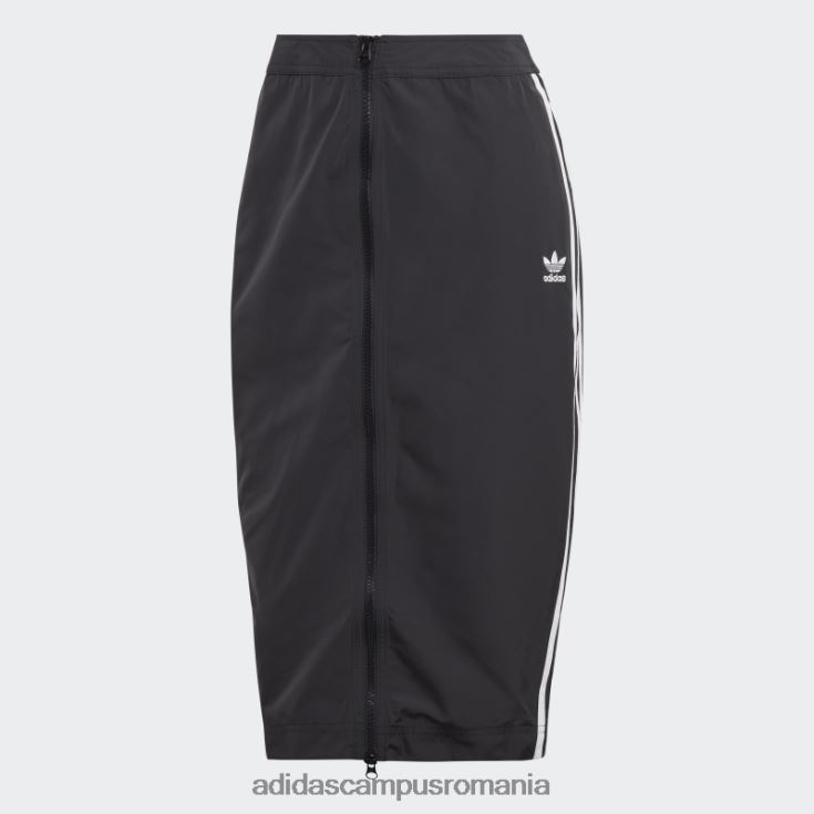 adidas campus romania adicolor classics fustă lungă neagră femei negru J266N224164