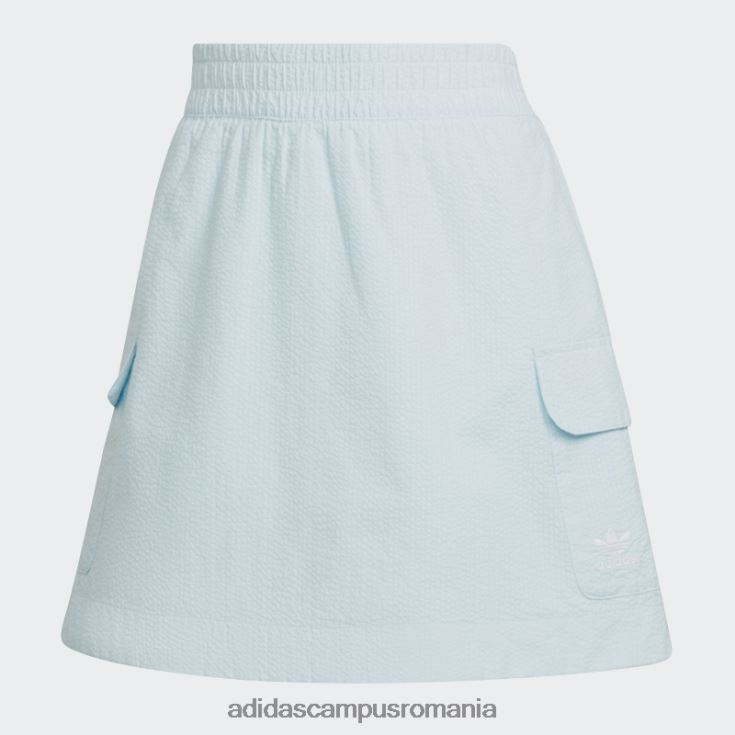 adidas campus romania adicolor classics fusta poplin albastru adidas femei albastru J266N224156