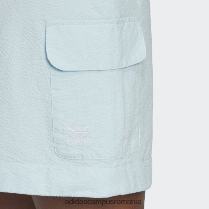 adidas campus romania adicolor classics fusta poplin albastru adidas femei albastru J266N224156